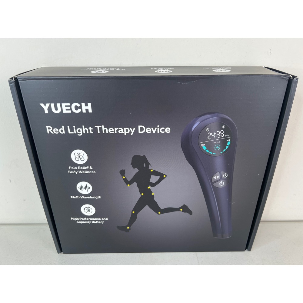 NEW YUECH Red Light Therapy Device Handheld 650nm 808nm Cold Laser Pain Relief